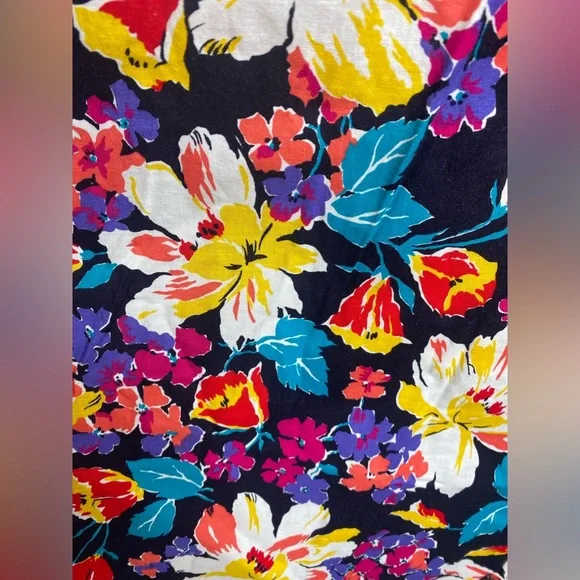 Vintage floral Jaeger outfit set, skirt & top, floral set, floral skirt, size M, - Picture 14 of 16